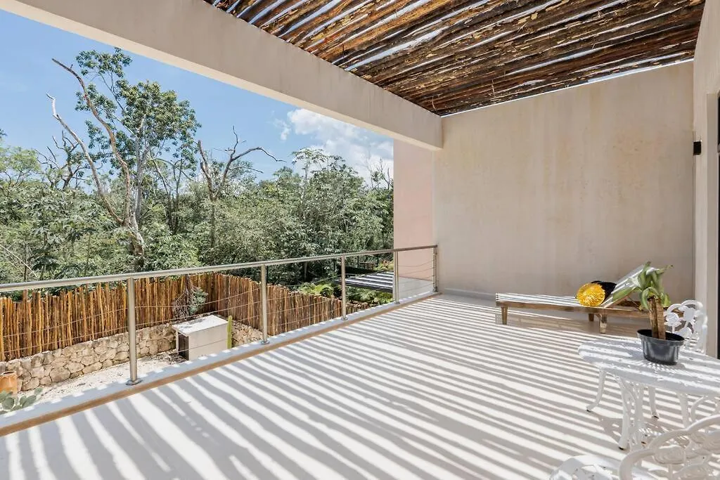 Close To Cenotes Private Pool 24Hr Hr Security Gym Yoga Villa Tulum Appartamento