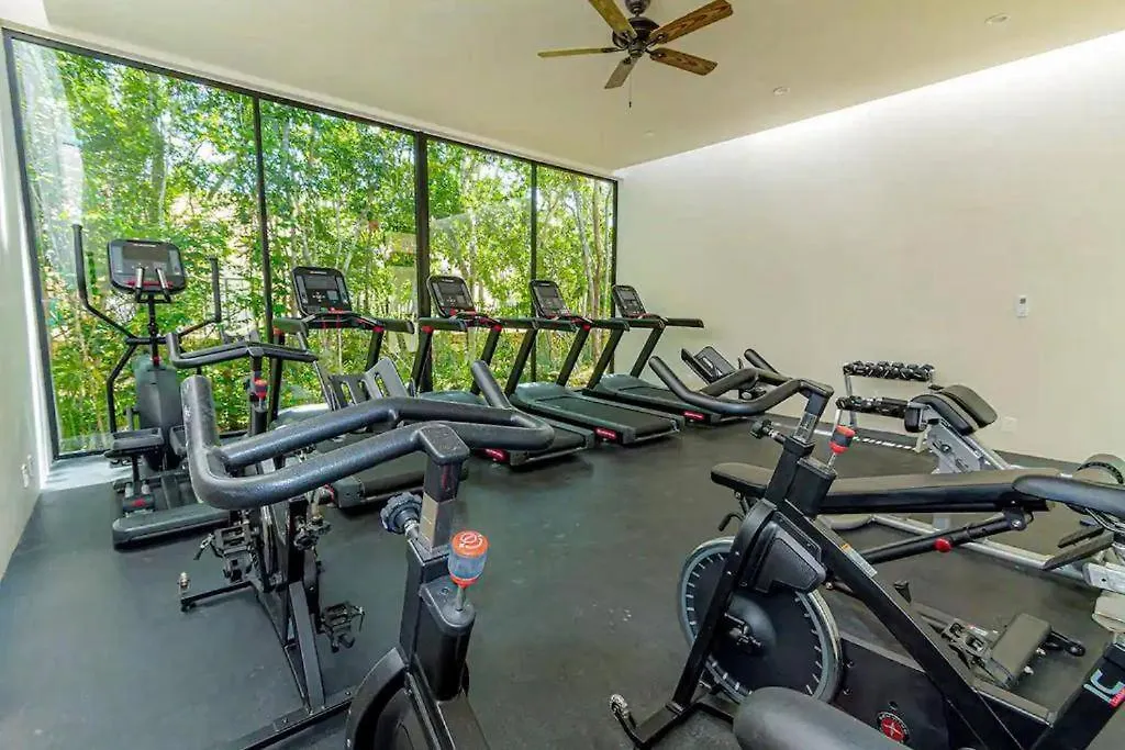 Close To Cenotes Private Pool 24Hr Hr Security Gym Yoga Villa Tulum Appartamento