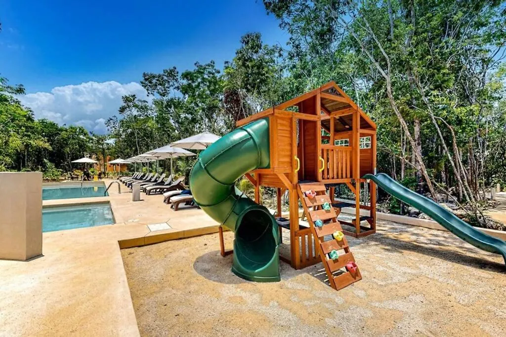 Close To Cenotes Private Pool 24Hr Hr Security Gym Yoga Villa Tulum 0*,  Messico
